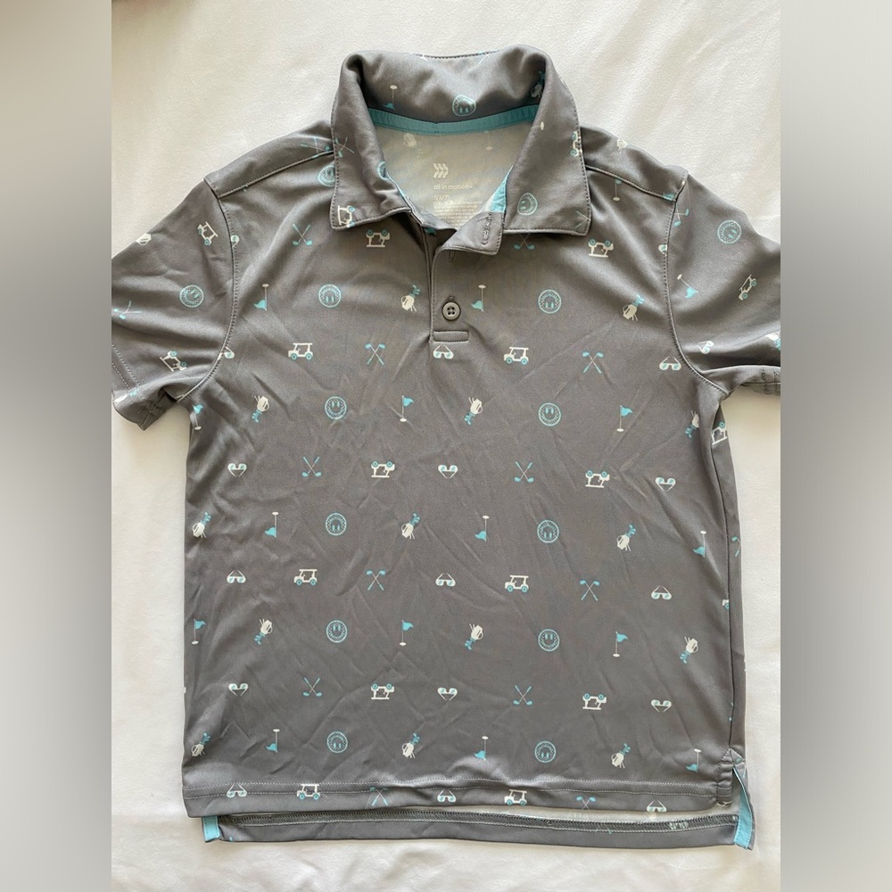 (KIDS) EUC- Target/all in motion super soft golf shirt. Size S. Worn once.